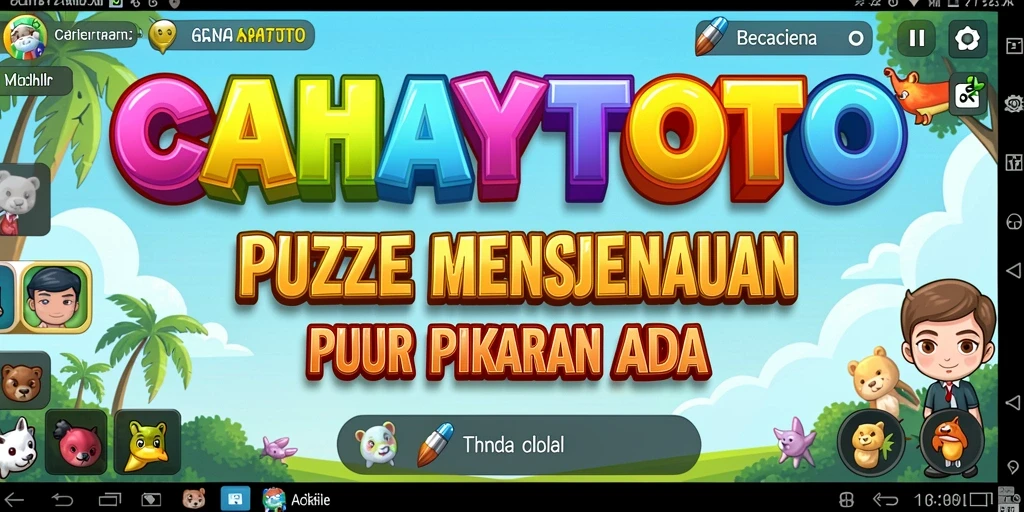 Gameplay menarik CAHAYATOTO yang penuh tantangan Puzzle.