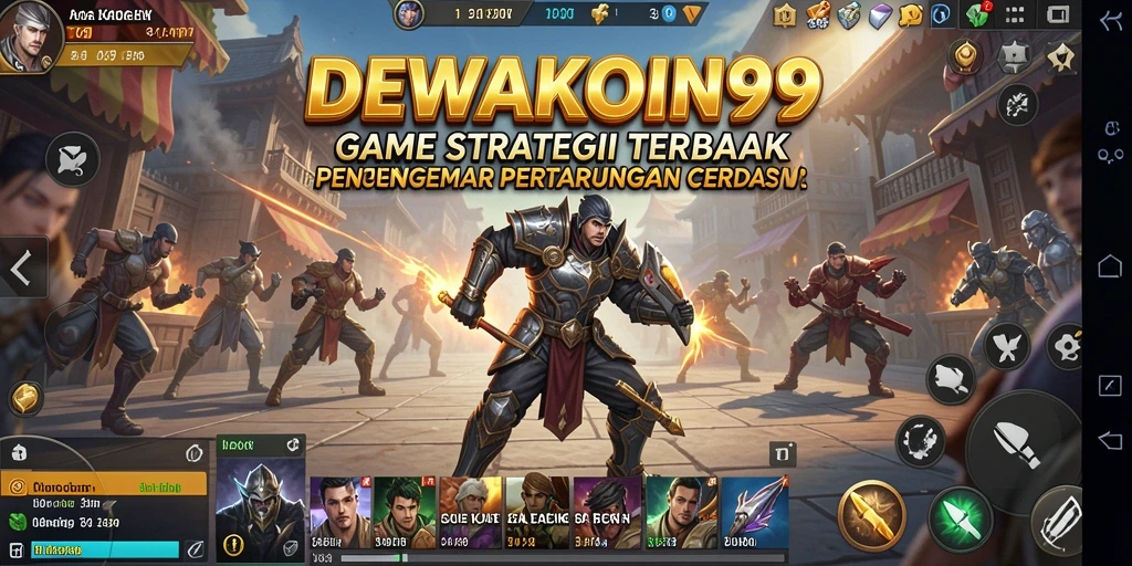 Tampilan gameplay menarik dari DEWAKOIN99 yang menunjukkan pertarungan strategi.