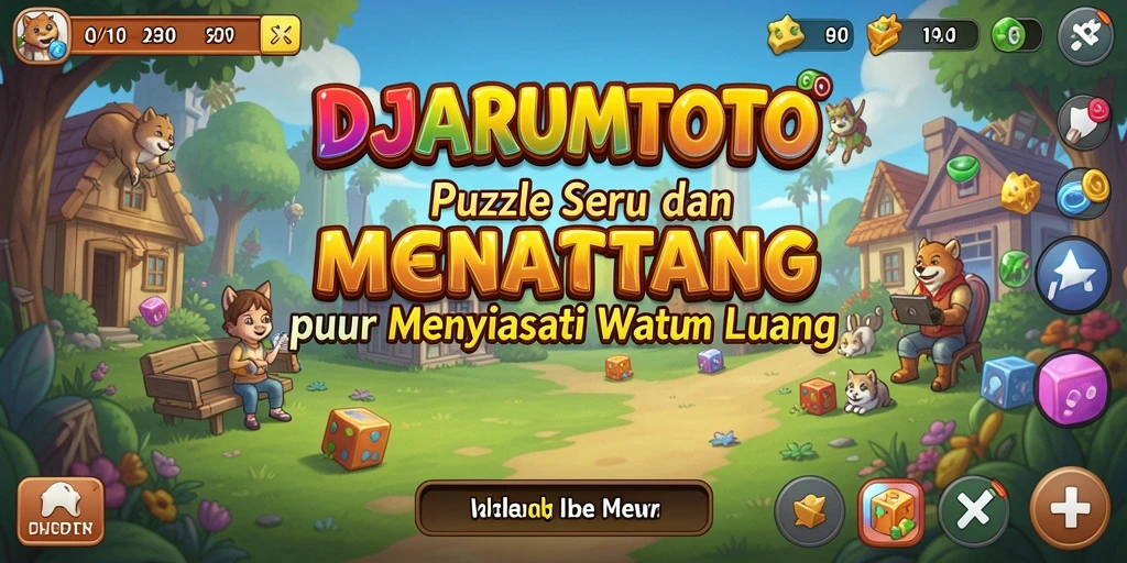 Screenshot gameplay <strong>DJARUMTOTO</strong> menampilkan puzzle yang menantang dan menarik.