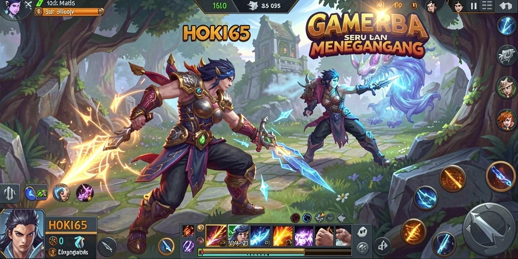 Tampilan gameplay menarik dari HOKI65 dengan aksi seru.
