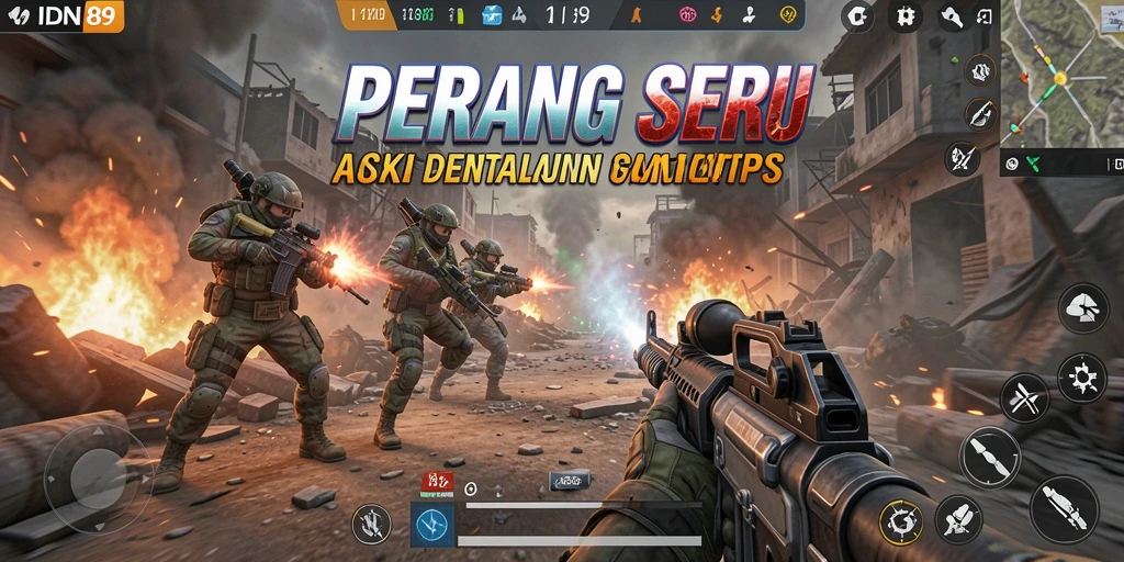 Gameplay seru dan intens dari IDN89 dalam pertempuran TPS.