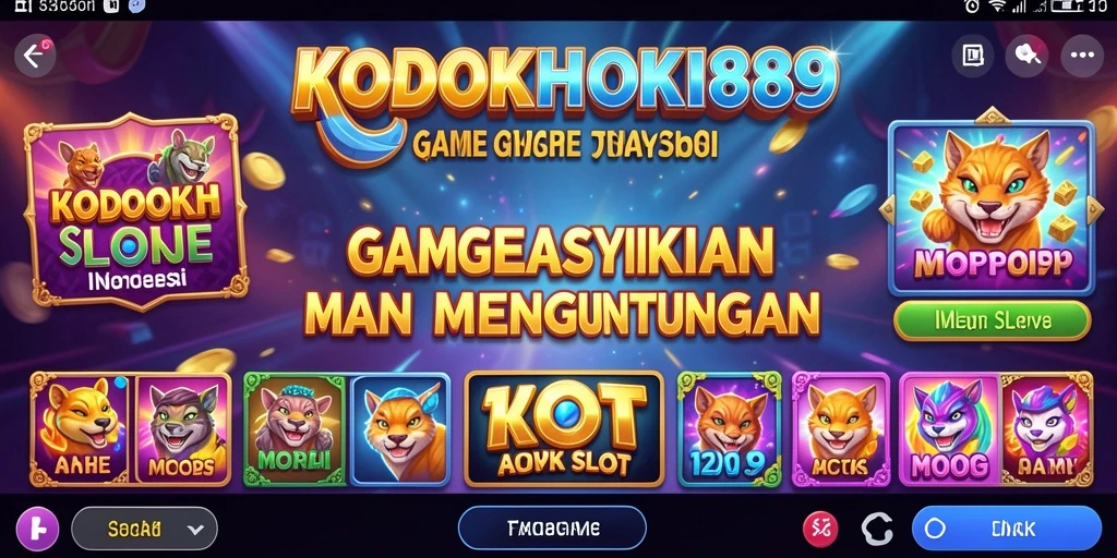 Gameplay menarik KODOKHOKI889 dengan berbagai tema Slot.