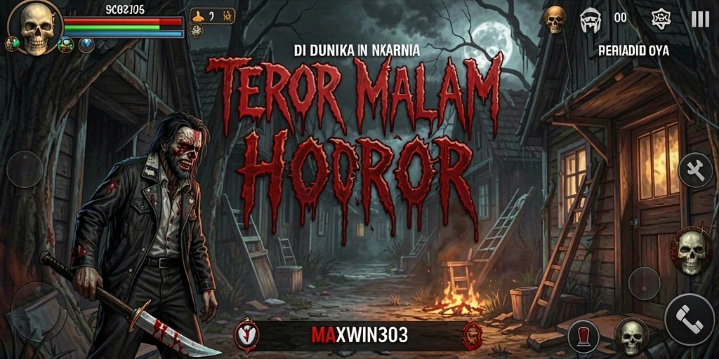 Screenshot menampilkan momen menegangkan dalam gameplay MAXWIN303.