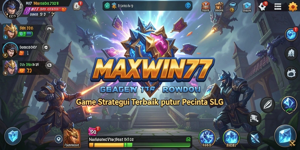 Tampilan gameplay <strong>MAXWIN77</strong> yang seru dan strategis.