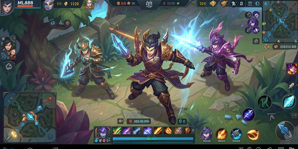 Tangkapan layar gameplay MLBB8 yang menampilkan aksi strategi mendebarkan.