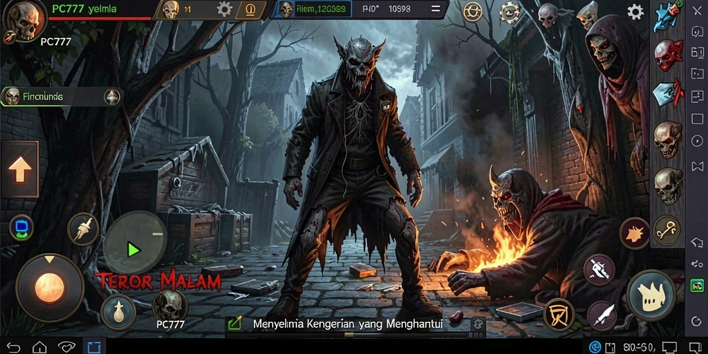 Gameplay PC777 menampilkan pengalaman Horror yang mendebarkan.
