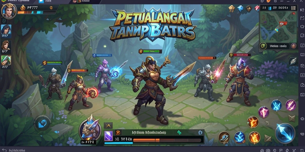 Screenshot gameplay PF777 menunjukkan aksi epik dan dunia yang menakjubkan.