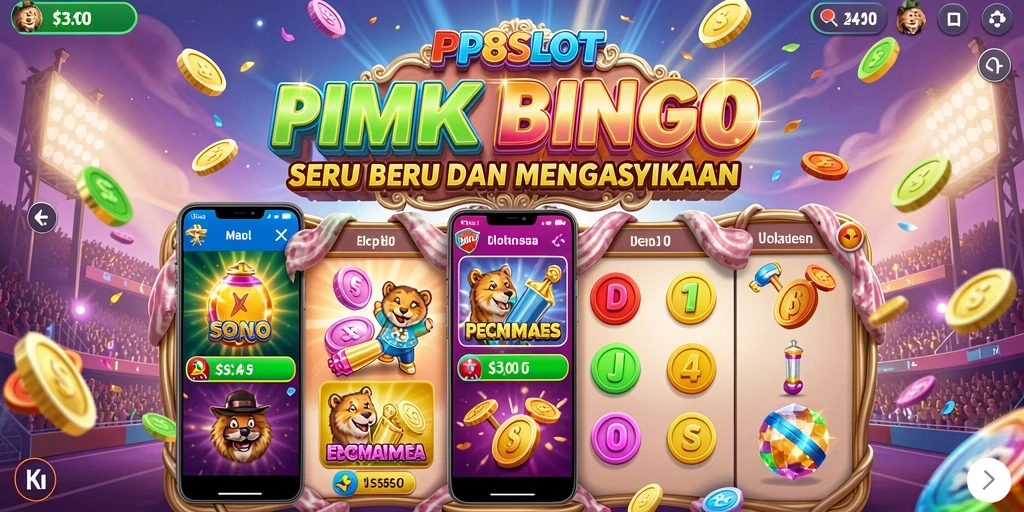 Screenshot gameplay Bingo PP8SLOT yang menampilkan suasana bermain.
