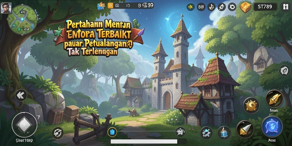Tampilan gameplay ST789 yang seru dalam Tower Defense.