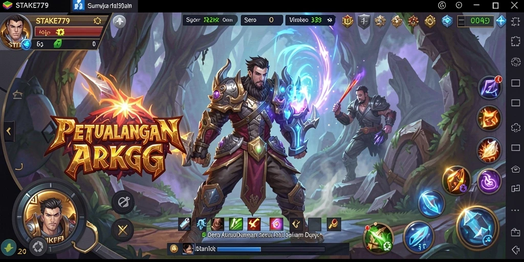 Gameplay menarik dalam STAKE779 dengan pertarungan epik dan eksplorasi.